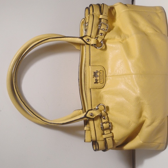 Coach Yellow Leather Satchel — GUC - Picture 3 of 13